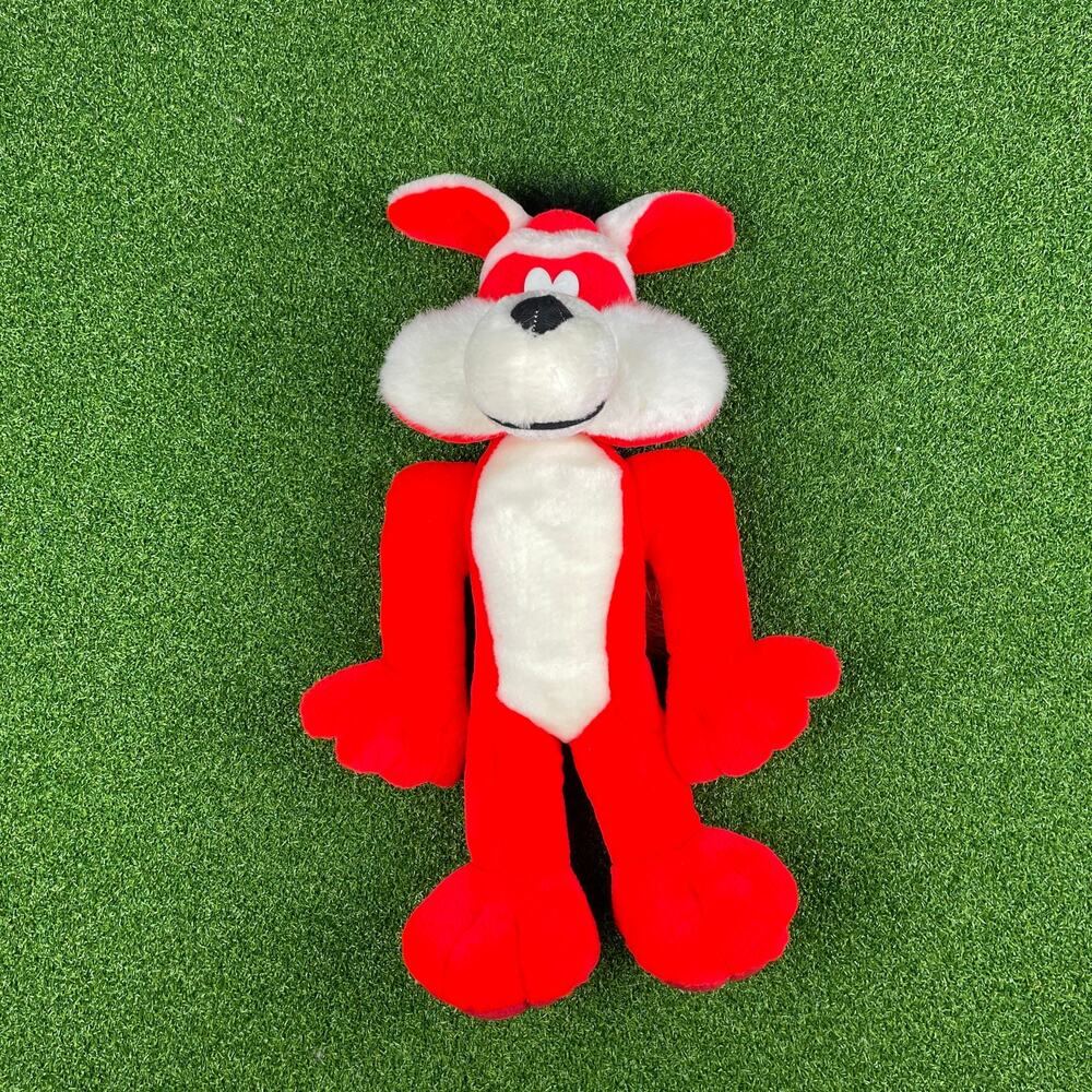 Vintage Plush Toy Red Fox Stuffed Animal Age 3 and Up